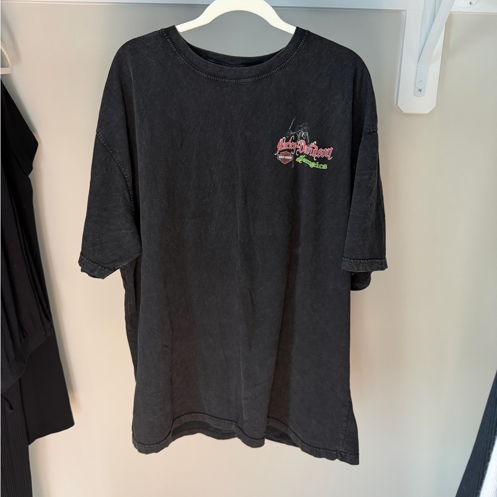 Harley Davidson Jamaica Black Graphic Tee — 2XL — Bought at store in Jamaica